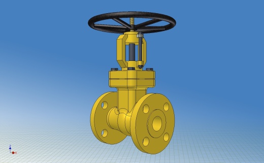 ASME B16.10闸阀法兰端RF-150级1 缩略图